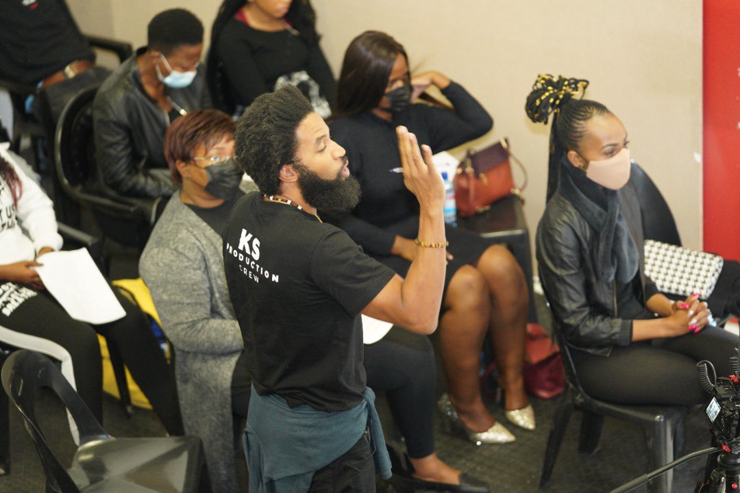 KhumoStudios's tweet photo. Day #2 of the โMOGAPIโ master class is officially in the books! Exciting things are coming in. 2022๐ธ #khumostudios #tvseries #mogapi #bwentertainment #botswana https://t.co/VvOZW4qPp7