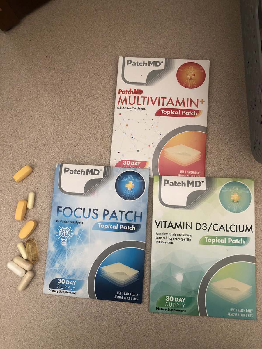 cctrini's tweet image. I’ve chosen a better way or a more convenient way of taking my vitamins! #PatchMD they work! Stick it on and forget about it!