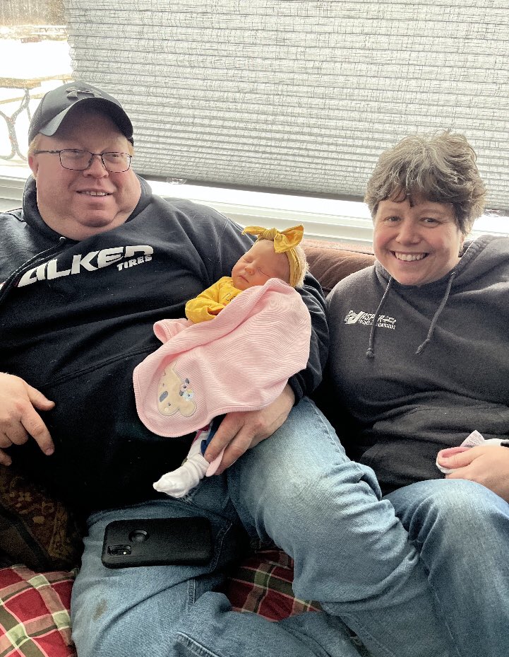 JustinPogo01's tweet photo. We’d like to introduce everyone to the newest member of Team Pogo, Cora Lyn Phillips! 
Cora was born on December 16th and Pogo and Cassie are officially Grandparents! Welcome to the Team Cora! https://t.co/42iFuOjq0x