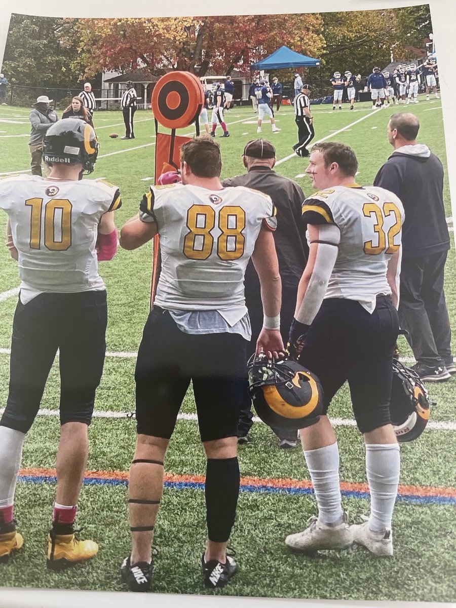 Congratulations to these 3 hard working guys on being named All Evergreen first team.  ⁦@chasebrewster10⁩ ⁦<a href="/sstackpole24/">Sean Stackpole†</a>⁩ ⁦<a href="/_JacksonParadis/">Jackson Paradis</a>⁩ ⁦@Bluedevil4484