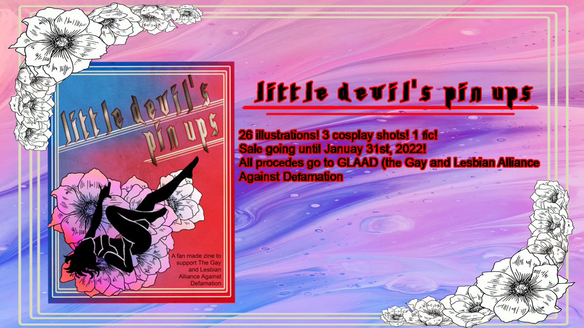 Due to the change in Google, there may be some issues with the sending out of PDFs. The zine is explicit, but not overly so, so we may be able to squeeze by. If you have any issues with the PDF, please send us a DM! Reminder that the zine will be on sale until January 31st!
#DMC