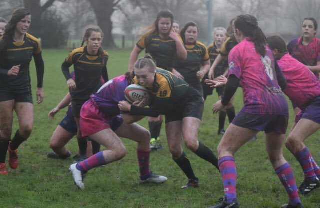 CeirwN's tweet photo. Gêm gyn-derfynol gorfforol a chyffrous ar gaeau Pant Carw heddiw. Genod Nant wedi brwydro tan y munud ola!
Sgôr derfynol @CeirwN 0 @QuinsGirlsRugby 17 - Pob lwc  yn y ffeinal/Good luck in the final. https://t.co/BbhEAthNIV