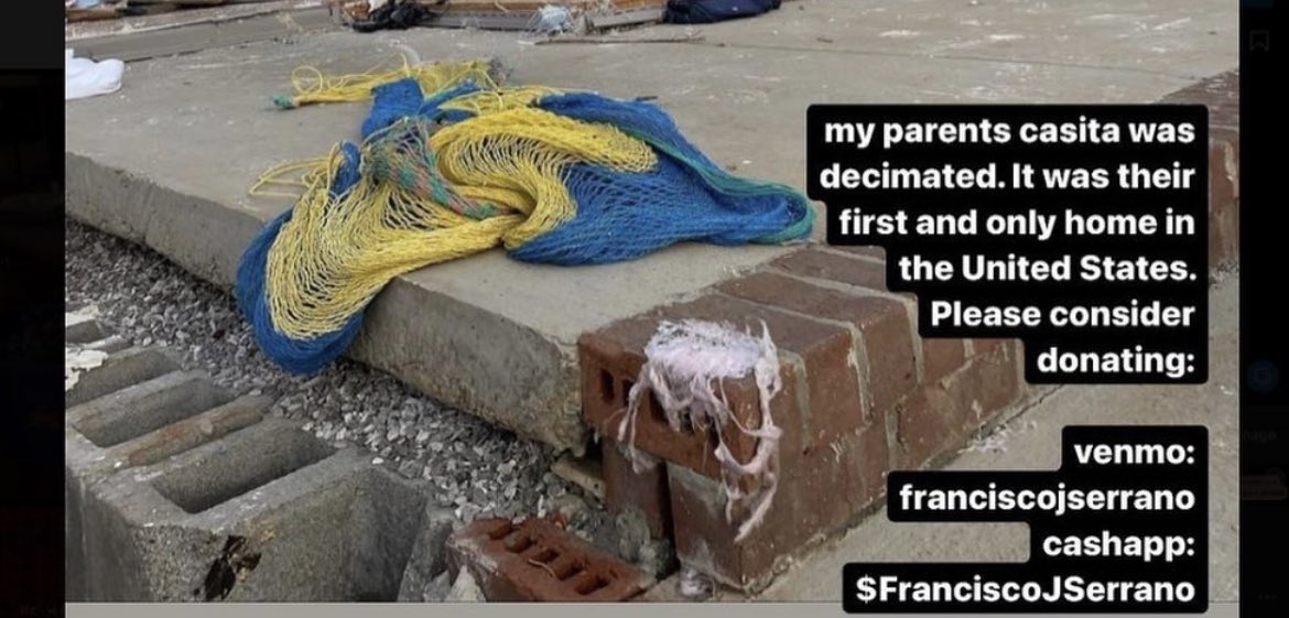 ierinbridges's tweet photo. Francisco is a youth leader and organizer in Bowling Green and the tornado completely destroyed their family’s first and only home in the United States. You can Venmo them directly at franciscojserrano https://t.co/j94QGj74Fc