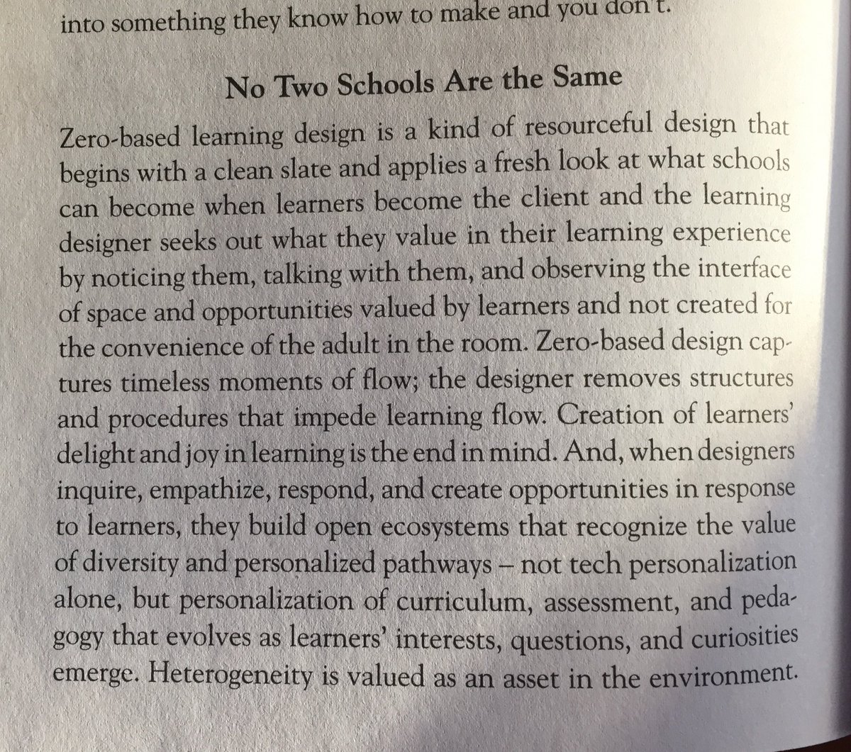 JuliaFliss's tweet photo. @RitaWirtz @ZoeWeil @skidmoreaimee @LRobbTeacher @HumaneEducation Exactly. It's all about the flow. Right, @pammoran? #TimelessLearning #ZeroBasedLearningDesign https://t.co/bH7DbqKekM