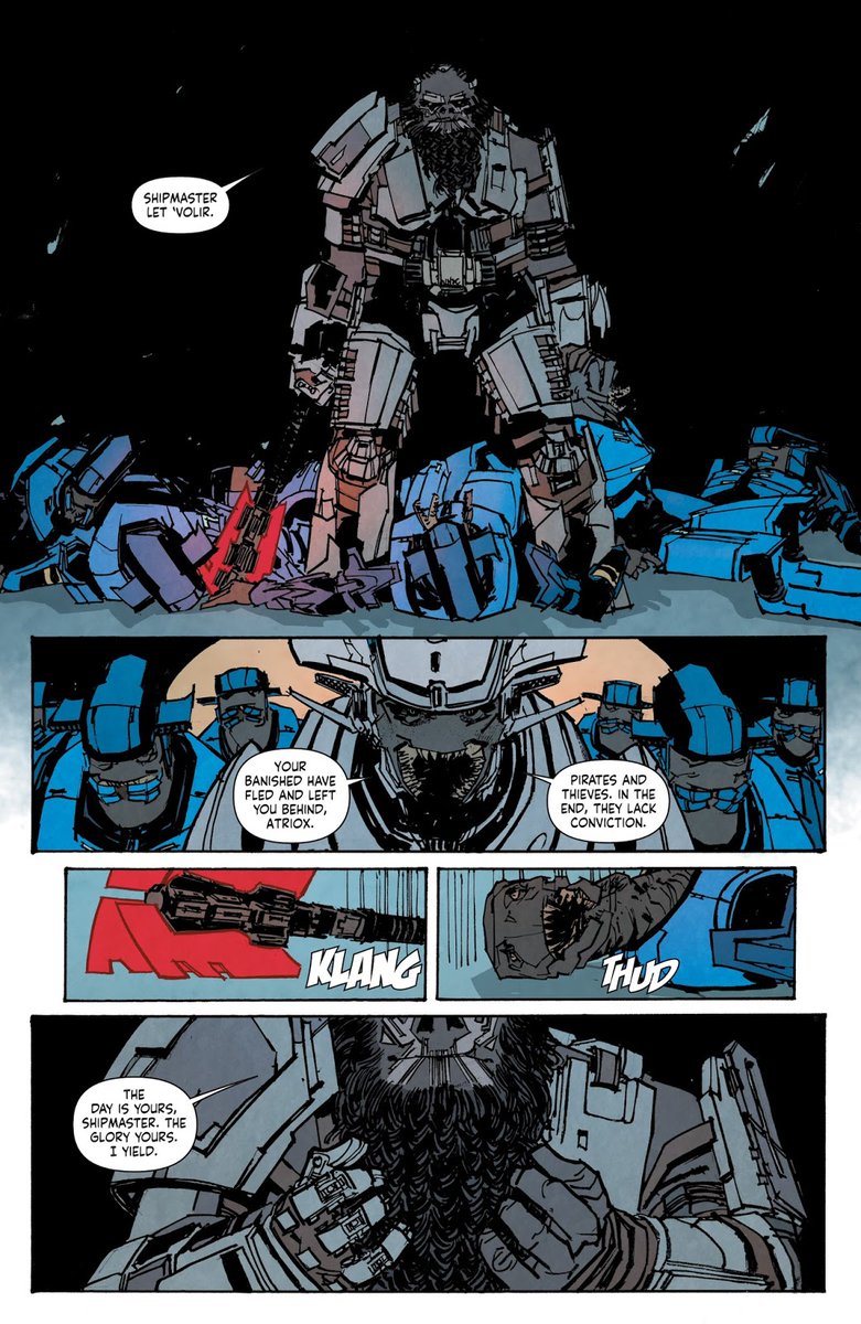 Playing Halo Infinite and wanna learn more about Atriox? I did! So I went back and read the comic I was lucky enough to draw an issue for so long ago, HALO: RISE OF ATRIOX. It was a fun one to be part of 😇
https://t.co/ClNeLR0Imr 