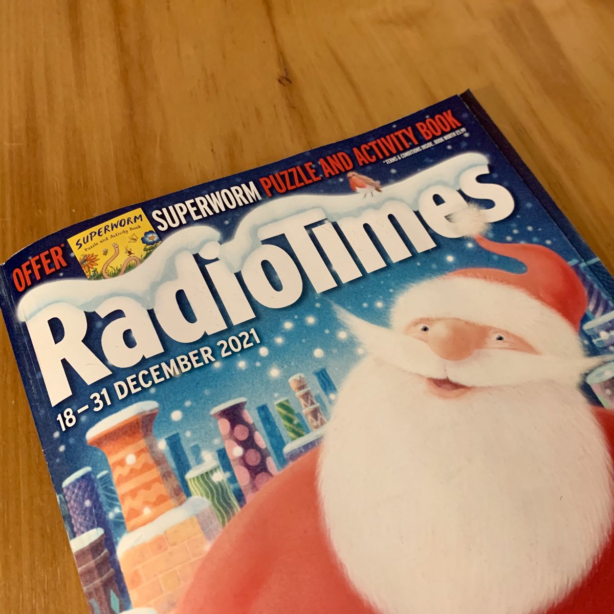 sam_clements's tweet photo. @NicholasDowns Just picked up the 2021 edition of @RadioTimes and Peter lives! https://t.co/Ri9LuEzXFA