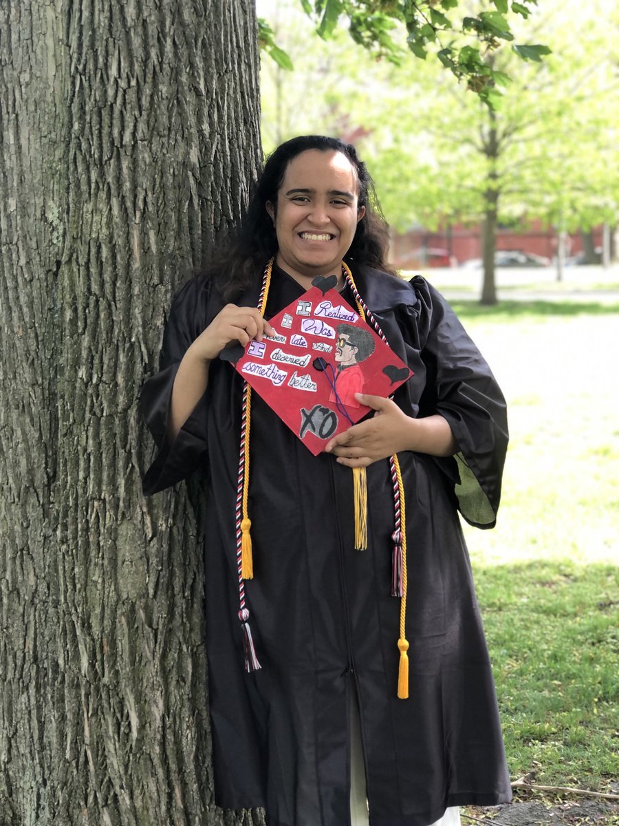 HobietteVelasco's tweet photo. #HotGirlGraduation #HottieGrad this past May. ✨ Weekend didn’t go as I hoped but I worked my ass off for that cap and gown. ✨ https://t.co/vShMXCxTCB