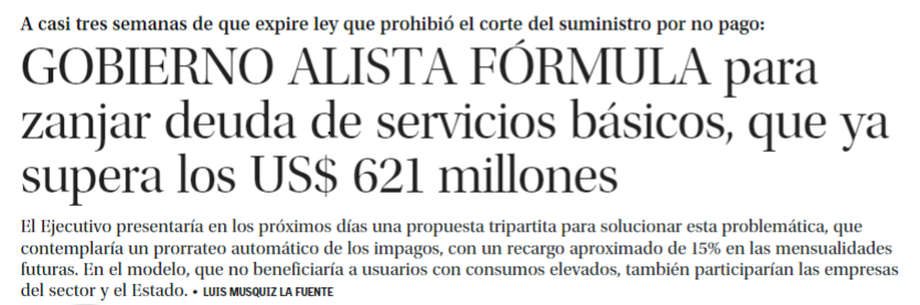 Por favor <a href="/LucasPalaciosC/">Lucas Palacios</a> <a href="/sebastianpinera/">Sebastian Piñera</a>  
<a href="/ximerincon/">Ximena Rincón</a> <a href="/s_alvarezIX/">Sebastián Álvarez</a> <a href="/ProvosteYasna/">Yasna Provoste Campillay</a> Recuerden a las Pymes de turismo al menos en este tema. ¿Como vamos a pagar si el Gobierno en la practica restringe al mínimo la entrada de turistas? <a href="/chile_sertur/">ChileSertur</a> <a href="/SOSturismochile/">S.O.S. Turismo Chile</a> <a href="/RescatealT/">RescatealTurismo</a>