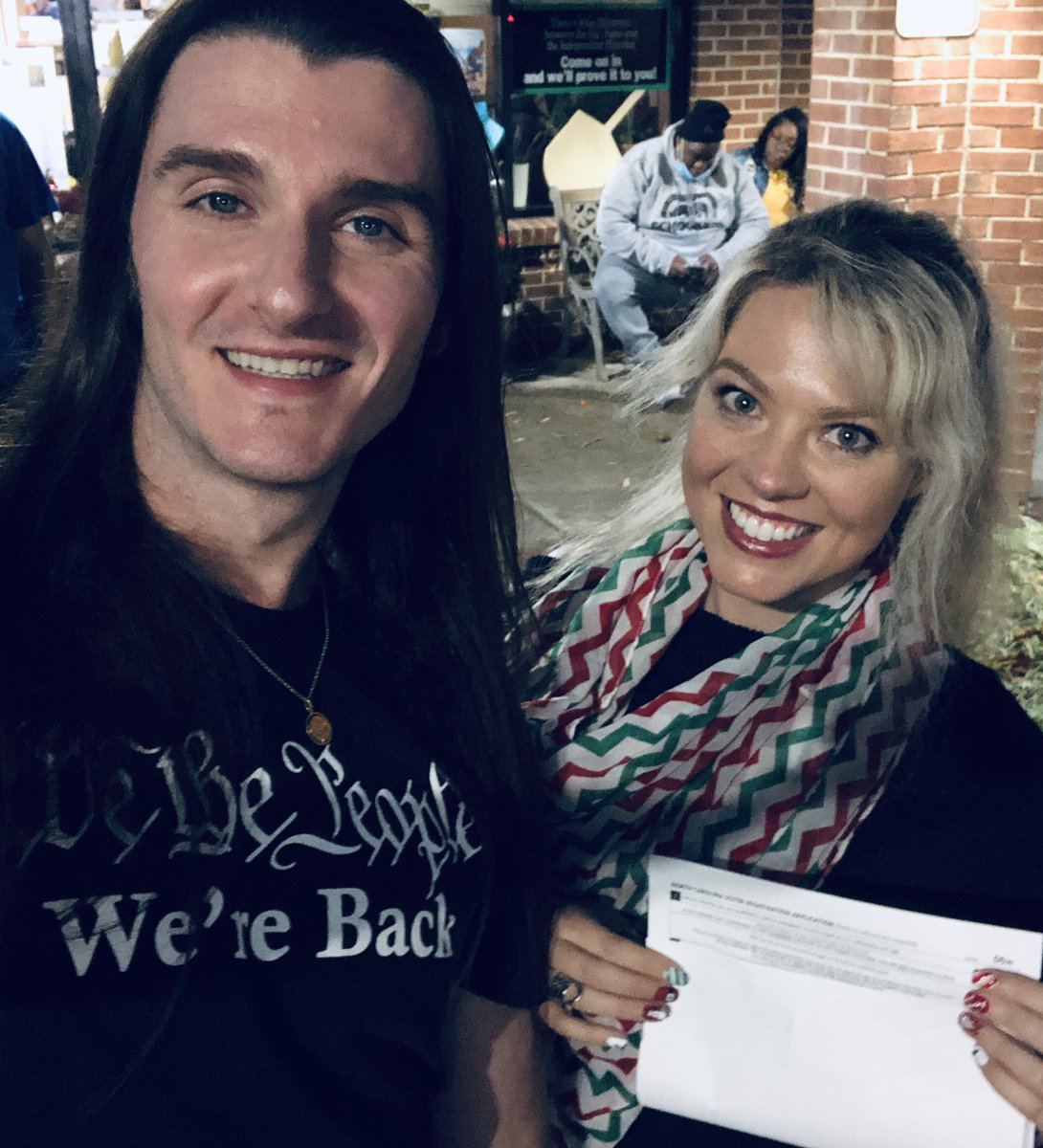 ScottPresler's tweet photo. Registered another voter! 

She’s a California refugee, who escaped failing democrat policies. 

+1 for the Republican Party in North Carolina https://t.co/xpp73LI4HO