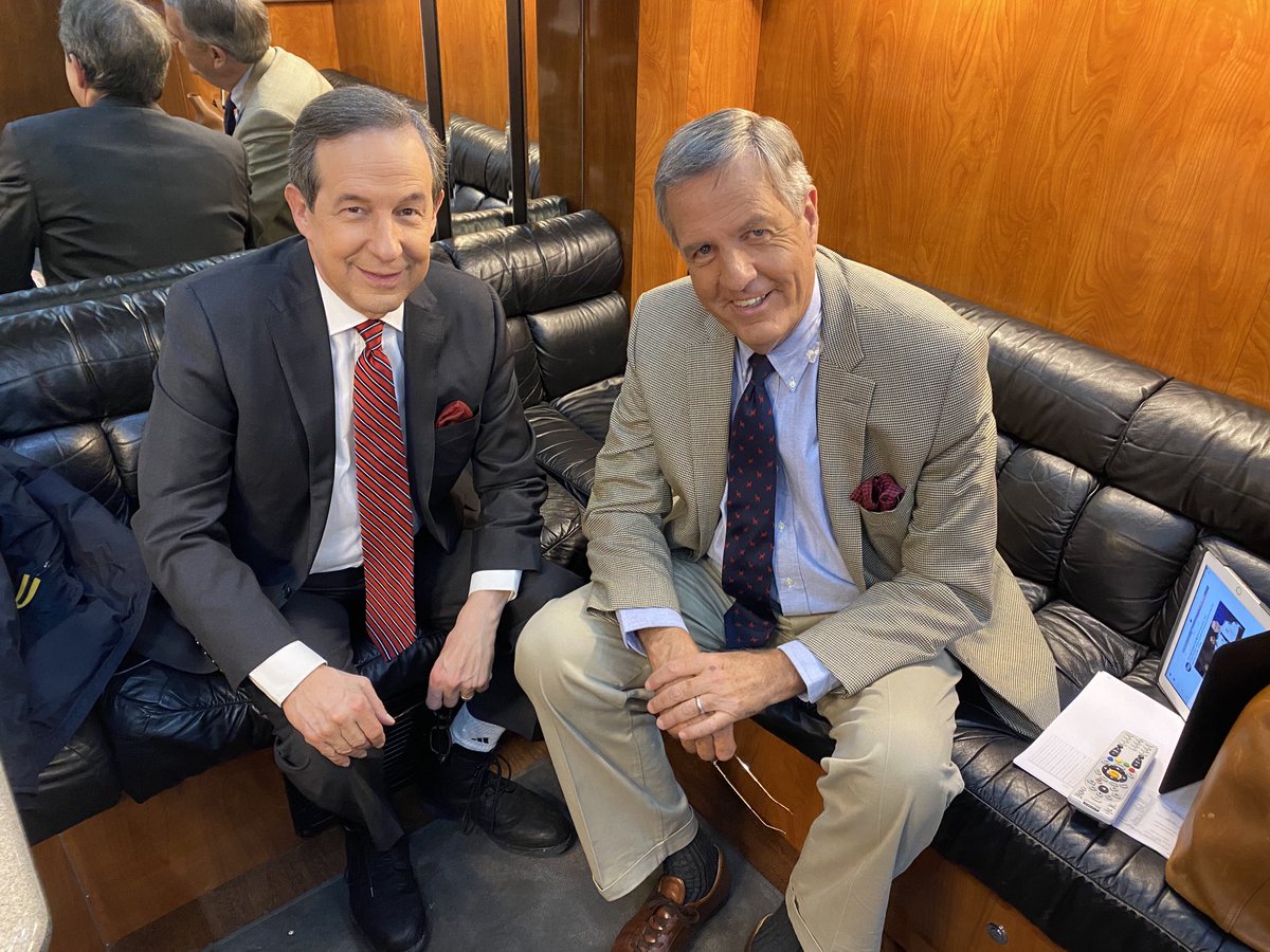 Chris Wallace and I have been friends since we covered the House of Representatives together in the late 70's. I was delighted we ended up together at Fox News, and am sad to see him go. I wish him all the best in his next adventures. The photo below is from New Hampshire, 2020.