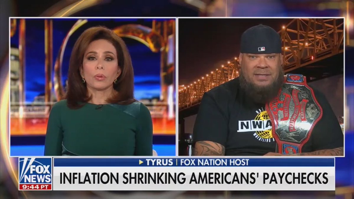 atrupar's tweet image. Move over, Milton Friedman. Judge Jeanine brought out the real economics big guns. 

(SNL couldn't parody this stuff if it tried.)