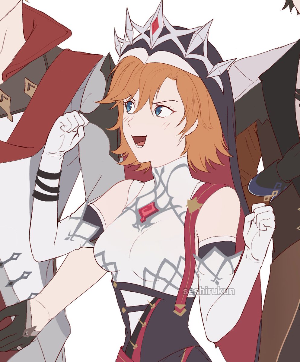 Working on more rwby/ genshin impact 🤭 #noravalkyrie #Rosaria
