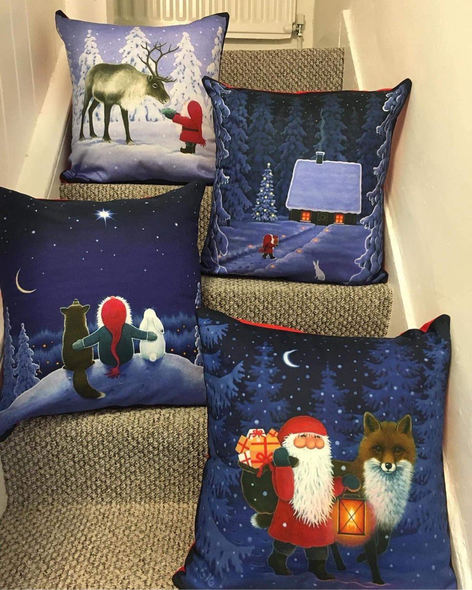 cosy_sew's tweet photo. #DownFilled #Christmas #cushions (Santa &amp; Snowman sold out).  Cheer up your sofa this Christmas - great as gifts too.  #MadeInCavan #ShopLocal #Christmas2021 #gift https://t.co/1xM4pPlRC0