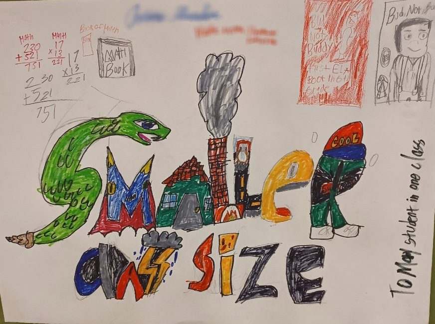 UFTUnity's tweet photo. Some Sunday Joy - Check out these incredible signs made by students in District 19 calling for smaller class sizes!!! https://t.co/hrgMwPgUHk