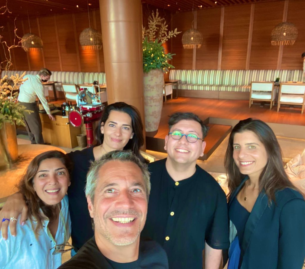 metawrx's tweet photo. With the wonderfully talented @refikanadol in Dubai, so inspiring! Wishing you continued success and can’t wait to see what’s next! #metawrx #nft #cryptoart https://t.co/U7mBWRfmje