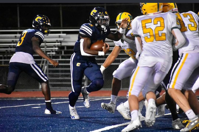 Coloniafootball's tweet photo. Awards keep Rolling in!!!

FIRST TEAM ALL BIG CENTRAL CONFERENCE OFFENSE 

Josh Oluremi - QB 

ALL BIG CENTRAL CONFERENCE DEFENSE 

Jaeden Jones - DB (First Team)

Josh Prophete - LB (Second Team)

Pat Miller - P (Third Team) 

We’re proud of You guys. Congrats!
#CTown
#BleedBlue https://t.co/cvxXSVYyIQ