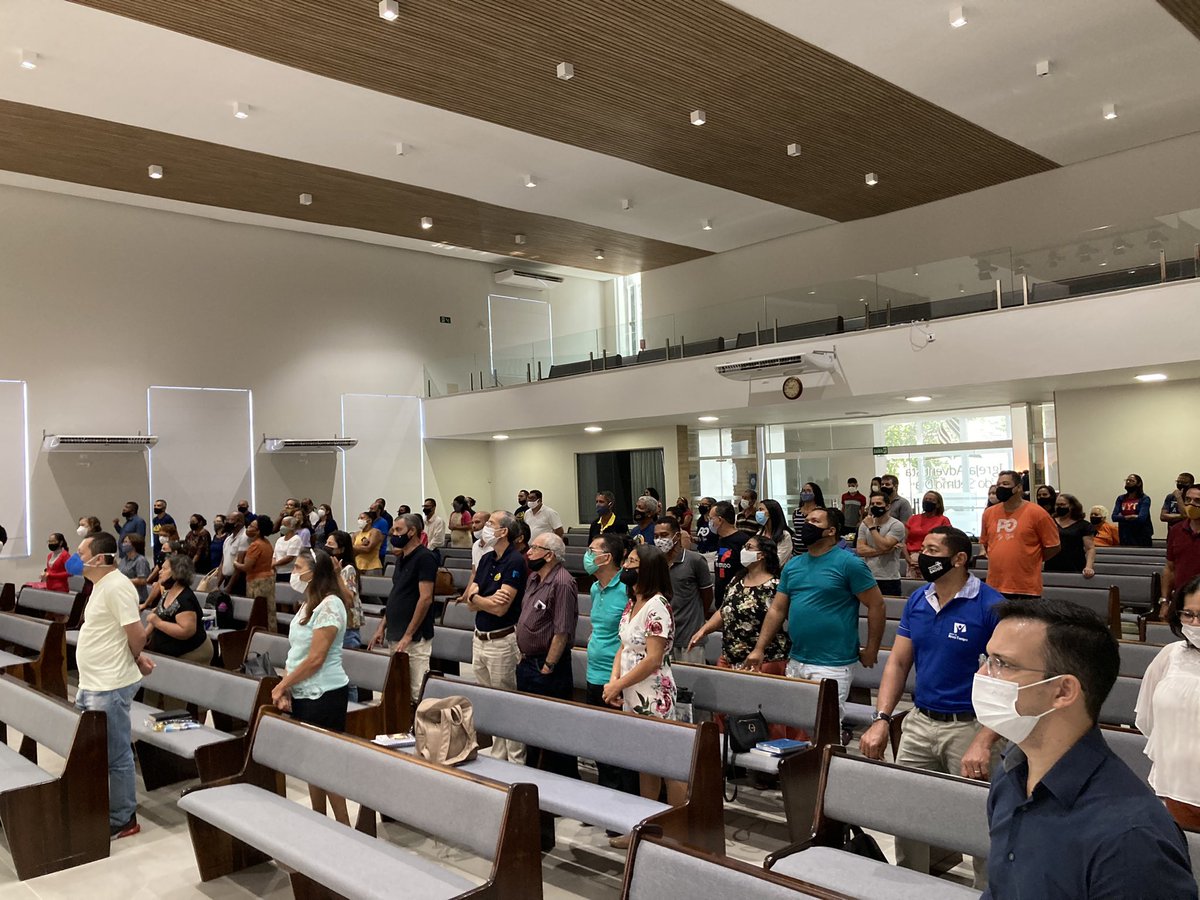 Hoje tivemos um culto de gratidão e reconhecimento pelo excelente trabalhado exercido pelos tesoureiros da <a href="/iasdape/">Adventistas PE Leste</a> . Obrigado <a href="/PrPauloKi/">Paulo Fernando Gomes</a> <a href="/HelvioGroeschel/">Pr_Hélvio Groeschel</a> <a href="/EdimirEdimir/">Edimir Tavares</a> <a href="/_andguimaraes/">Anderson Guimarães</a> 

Todos empenhados para fazer 2022 o melhor ano da história da APe!

#UmaIgrejaQueNãoPara