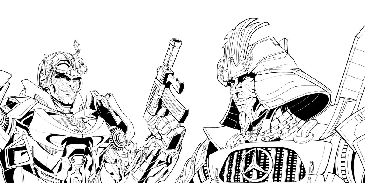 Transformers. Bayformers Drift and Crosshairs. 
#transformers #drift #crosshairs