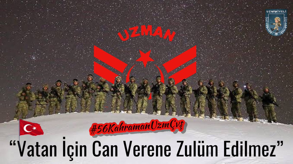 uzmaniyeli's tweet image. “Vatan İçin Can Verene Zulüm Edilmez”

#56KahramanUzmÇvş ‘ a adalet istiyoruz ❗️