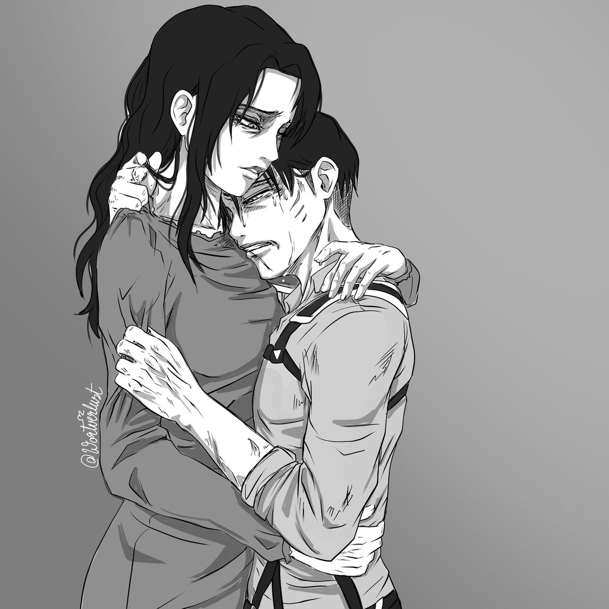 '...you did your best. I am proud of you.' #AttackOnTitan #leviackerman #kuchelackerman #sketch #digitaldrawing