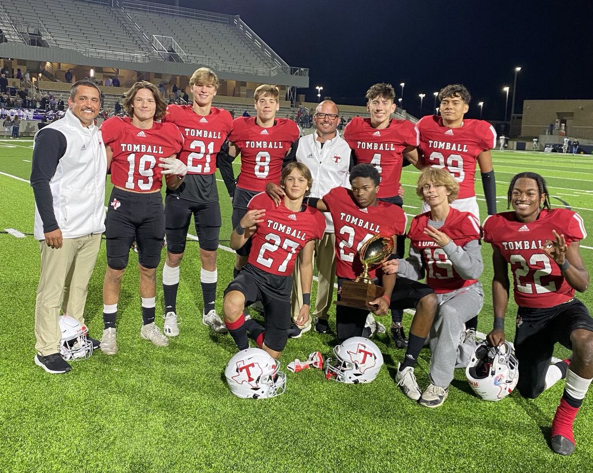 handal_dave's tweet photo. Once in a lifetime ride with a Special Group of dudes. The games may have ended, but the memories, laughs, and relationships will never end. Grateful for all you! ✌🏻Dirty Mustache…😎 #2021DBs ⁦@FootballTomball⁩ ⁦@TISD_athletics⁩ https://t.co/iO53ddxB2g