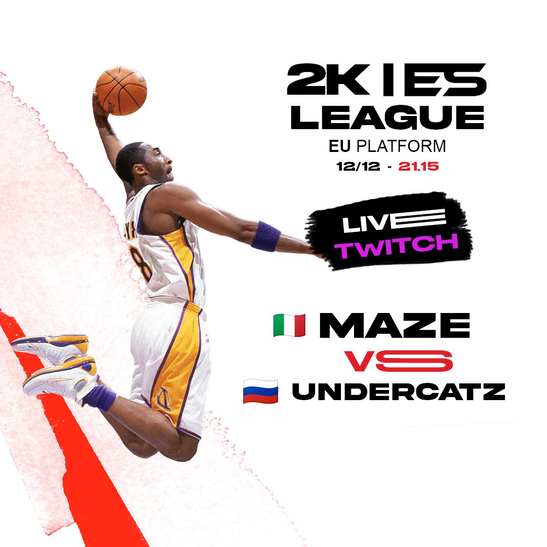 MAZE (@maze_italy) on Twitter photo ๐| <a href="/2K_IES/">International E-Sports (IES)</a>
Day two - D2 #MatchDay
vs UnderCatz
Live: twitch.tv/mazeesportstv
2 games, start 21:15 EU ๐| <a href="/2K_IES/">International E-Sports (IES)</a>
Day two - D2 #MatchDay
vs UnderCatz
Live: twitch.tv/mazeesportstv
2 games, start 21:15 EU