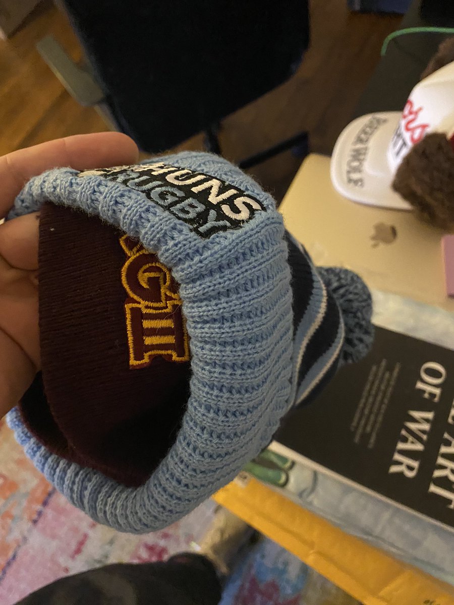PFTCommenter's tweet photo. HUGE update. The RG4-0 hat was hidden inside my other hat from when I went double hat in Buffalo on Monday. Were back in business https://t.co/AFIjPh7fIU