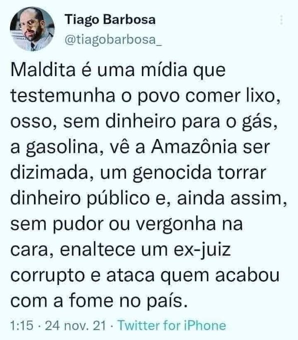 VAMOS DAR RT, NESSES RECADINHOS CURTOS, MAS CARREGADOS DE VERDADE!!! BORA ACORDAR BRASILLLLL!!! <a href="/ptbrasil/">PT Brasil</a> <a href="/MulheresPT/">Secretaria Nacional de Mulheres do PT</a> <a href="/LulaOficial/">Lula</a>