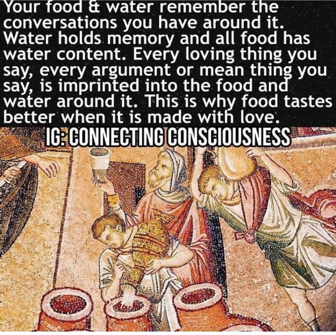 Don’t forget to bless your food and drink. 🙏🏻💓