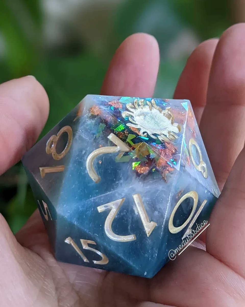 Shop update dropping today at 12pm CST #handmadedice #dice #dnd #pathfinder #dnddice #homebreweddice #ttrpg