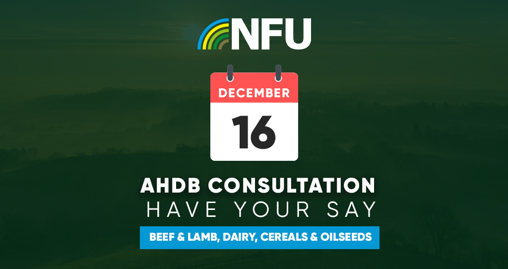 Following <a href="/DefraGovUK/">Defra UK</a>'s announcement on a consultation into the future of the Agricultural and Horticulture Development Board (AHDB), we're hosting a virtual event for Beef &amp; Lamb, Cereals and Oilseeds, and Dairy members to shape our response 🥩🥛🍞

👉 ow.ly/L88650H8SWv