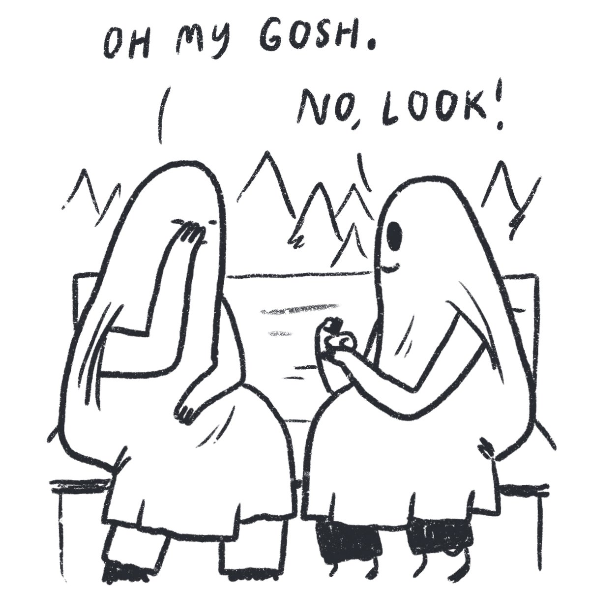 just SG showing Socks the very very fancy hat they made for fred the frog. So fancy. #thesadghostclubbook 