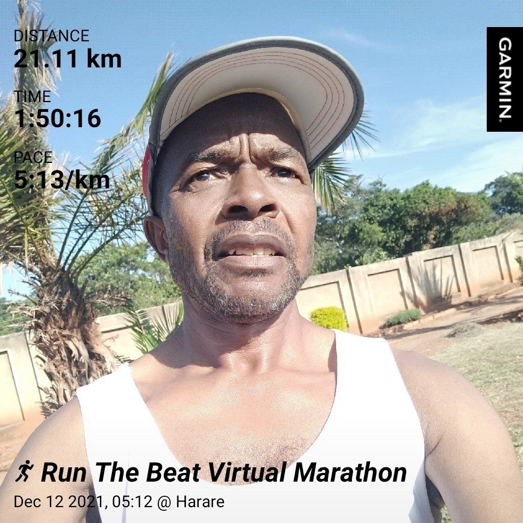 TawandaShumba29's tweet photo. #RunTheBeat
#TiriKuMhanya
#Marathon
I enjoyed today's run. Was ready for the Econet Buddie's Run The Beat Virtual Marathon, and I pushed myself beyond the comfort zone to see what I could do. Clocking 1:50:16 for half a marathon left me with a great sense of an emphatic sub-2! https://t.co/OHUOo0b3TZ