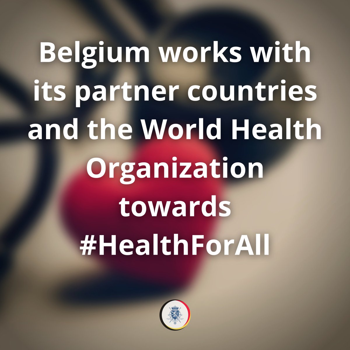 BelgiumMFA's tweet photo. Today is Universal Health Coverage Day! 

❤️ Belgium works with its partner countries and the @WHO towards #HealthForAll. 

Everyone deserves access to qualitative healthcare without financial hardship. https://t.co/hSItbrj6Bf