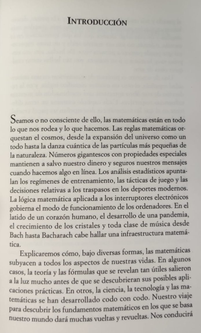 juanmemol's tweet photo. ✅Un LIBRO de MATEMÁTICAS que da respuesta contundente a "y eso, ¿para qué sirve?", el libro que debes leer, aquí te comparto la primera página de la introducción para que lo compruebes. Para más información, PULSA en👉 https://t.co/QqxKMfzULY https://t.co/v8sqZ1Bo1s