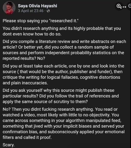 Mikekav66's tweet photo. This would be pretty brutal feedback for a #CBA2 science research project🙂- without the naughty words of course! https://t.co/lkYUNA4Yc3
