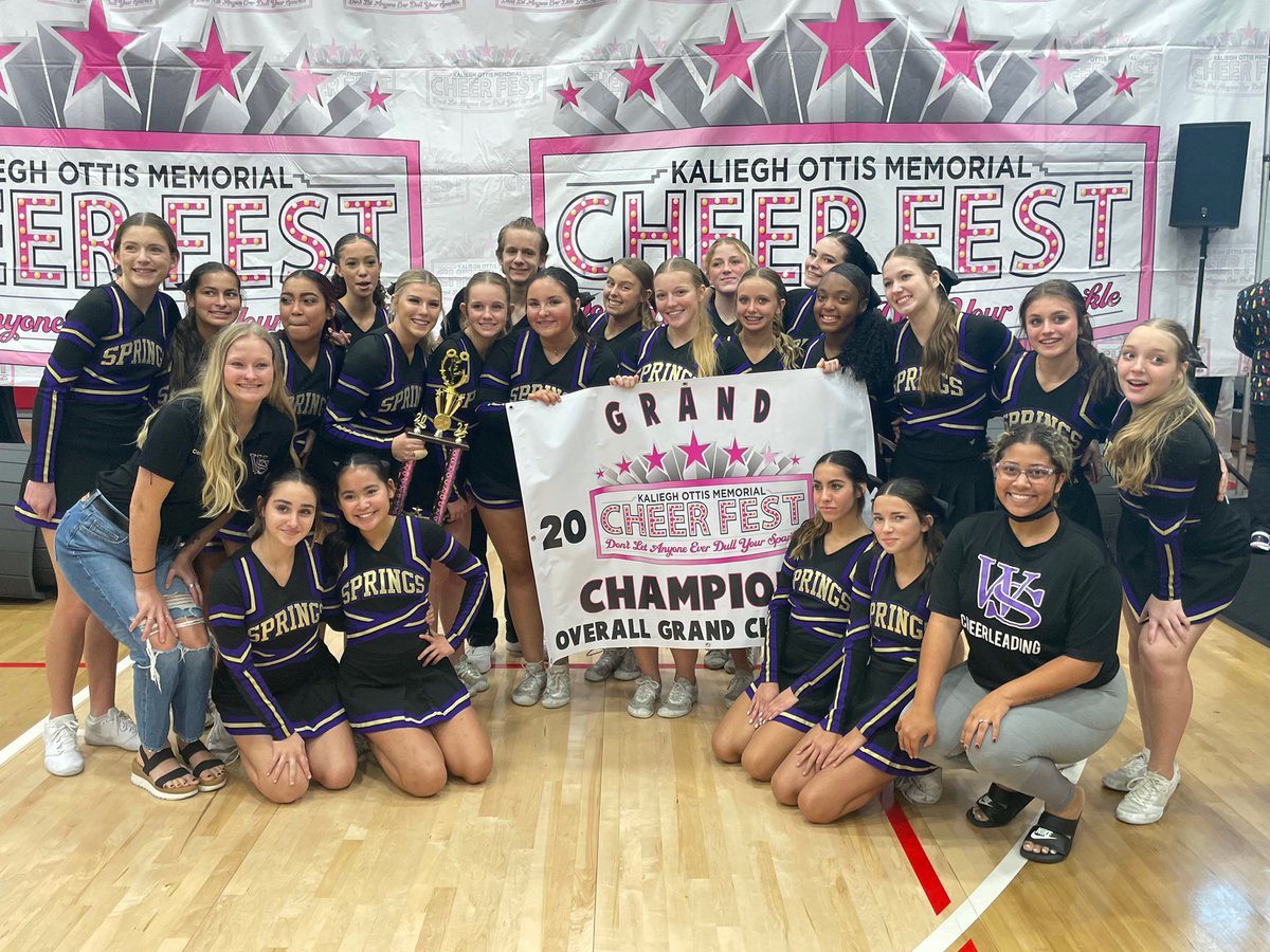 WINter spRINGS ATHLETICS (@wsbearathletics) on Twitter photo <a href="/HueyMagoos/">Huey Magoo's</a> TEAM OF THE WEEK <a href="/springs_cheer/">WSHS Cheerleading</a>!!
One week after 1st place finish at Kaliegh Ottis Memorial our team had a 2nd place finish at <a href="/LBHSAthletics/">LBHSAthletics</a> <a href="/lakebrantley/">Lake Brantley HS</a> Patriot Pride!
Included with photos is the order / times for SAC Conference Meet at <a href="/LMHSRams/">LakeMaryHighSchool</a> on Fri, Dec. 17 <a href="/HueyMagoos/">Huey Magoo's</a> TEAM OF THE WEEK <a href="/springs_cheer/">WSHS Cheerleading</a>!!
One week after 1st place finish at Kaliegh Ottis Memorial our team had a 2nd place finish at <a href="/LBHSAthletics/">LBHSAthletics</a> <a href="/lakebrantley/">Lake Brantley HS</a> Patriot Pride!
Included with photos is the order / times for SAC Conference Meet at <a href="/LMHSRams/">LakeMaryHighSchool</a> on Fri, Dec. 17