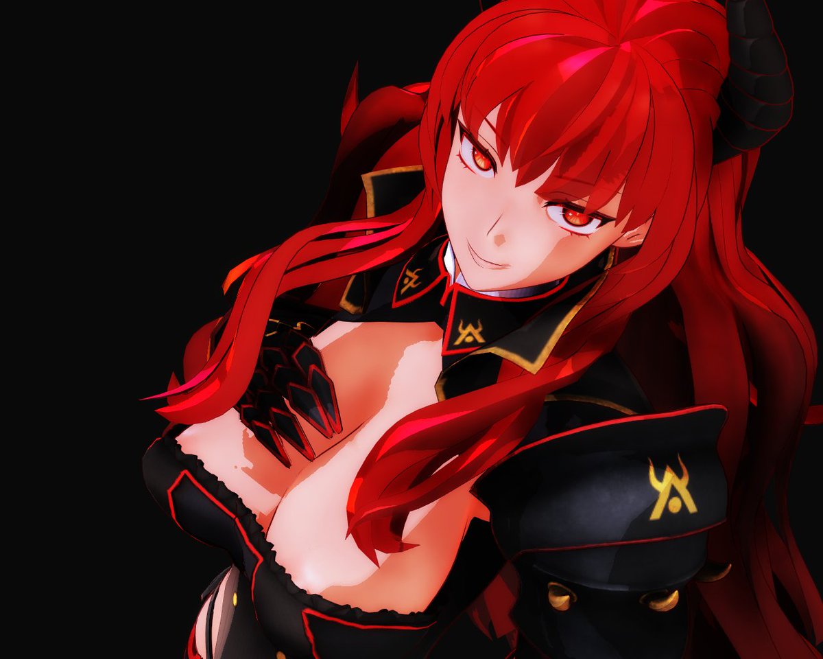 こういう服は、ギリギリまでずらすモーフを作らずにはいられない🤣
左:モーフON
右:モーフOFF 