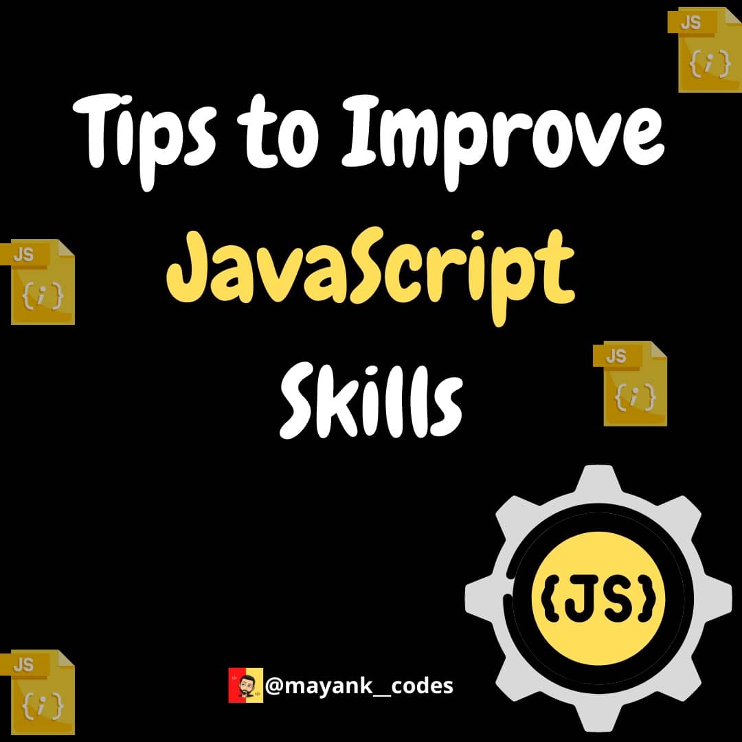 mayank_mahajan_'s tweet image. Tips to improve javascript skills ๐
Thread ๐งต
#javascript30 #javascript #javascriptprojects #javascriptdevelopers