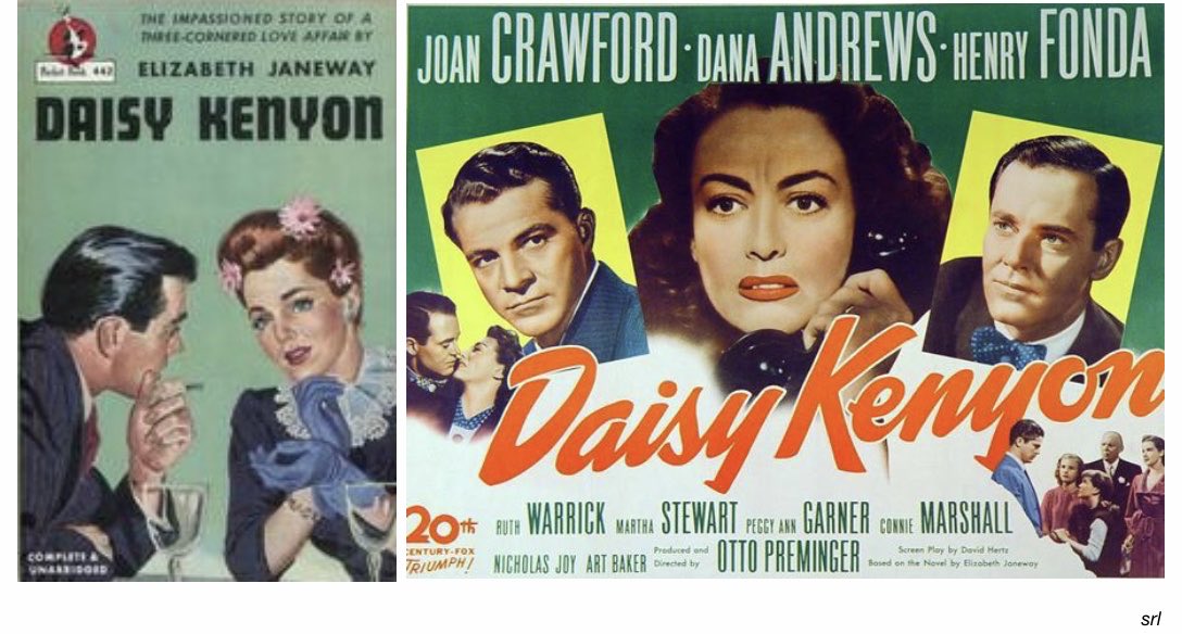 SaveRedlandLibr's tweet photo. 2pm TODAY on @TalkingPicsTV 

The 1947 #Romantic #Drama film🎥 “Daisy Kenyon” directed by #OttoPreminger from a screenplay by #DavidHertz and based on #ElizabethJaneway’s 1945 novel📖

🌟#JoanCrawford #DanaAndrews #HenryFonda #RuthWarrick #MarthaStewart #PeggyAnnGarner https://t.co/NPAwGGfDhD