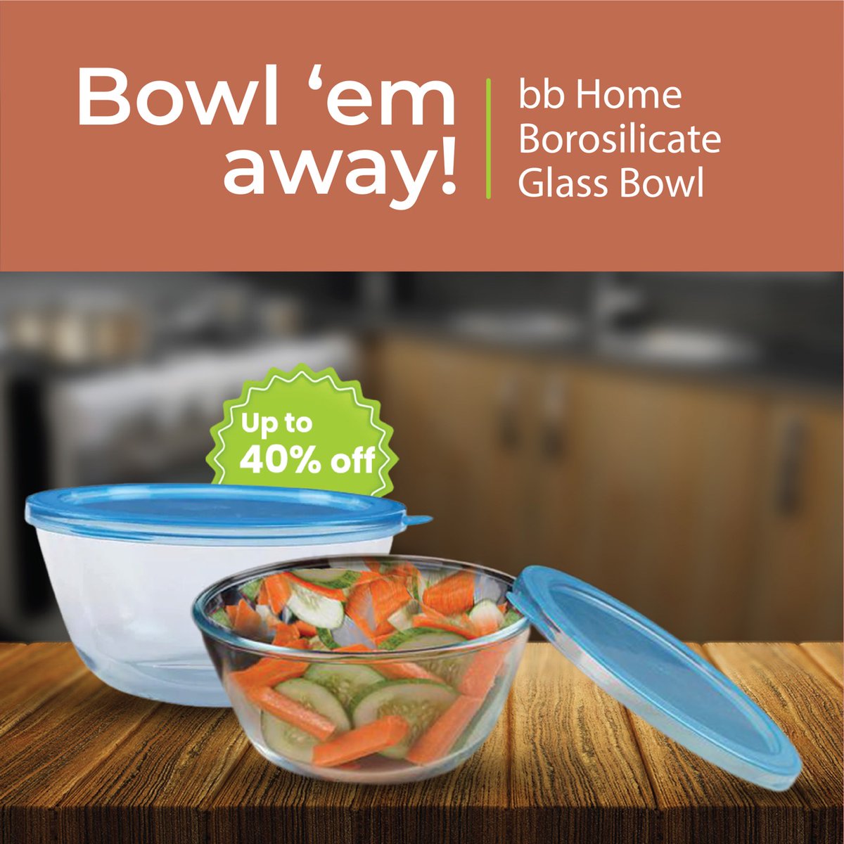bigbasket_com's tweet photo. bbHome Borosilicate Glass Mixing Bowl strike a perfect blend of style and quality.
These bowls are made of 100% borosilicate glass, which makes them microwave and freezer friendly.
Shop now at bigbasket, today!
#bigbasket #bbHome #Bowl #MixingBowl #Kitchen #KitchenWare https://t.co/nFnDFuvcYJ