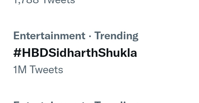 Keyur_Sidhearts's tweet photo. Congratulations SidHearts

#HBDSidharthShukla Completed 1 MILLION Tweets

Hatsoff Guy's Well Done
Aaj Bhi SidHearts Ne Million Wala Trend kar ke Dikhaya

HAPPY BIRTHDAY SIDHARTH https://t.co/XQkLtyXmqz