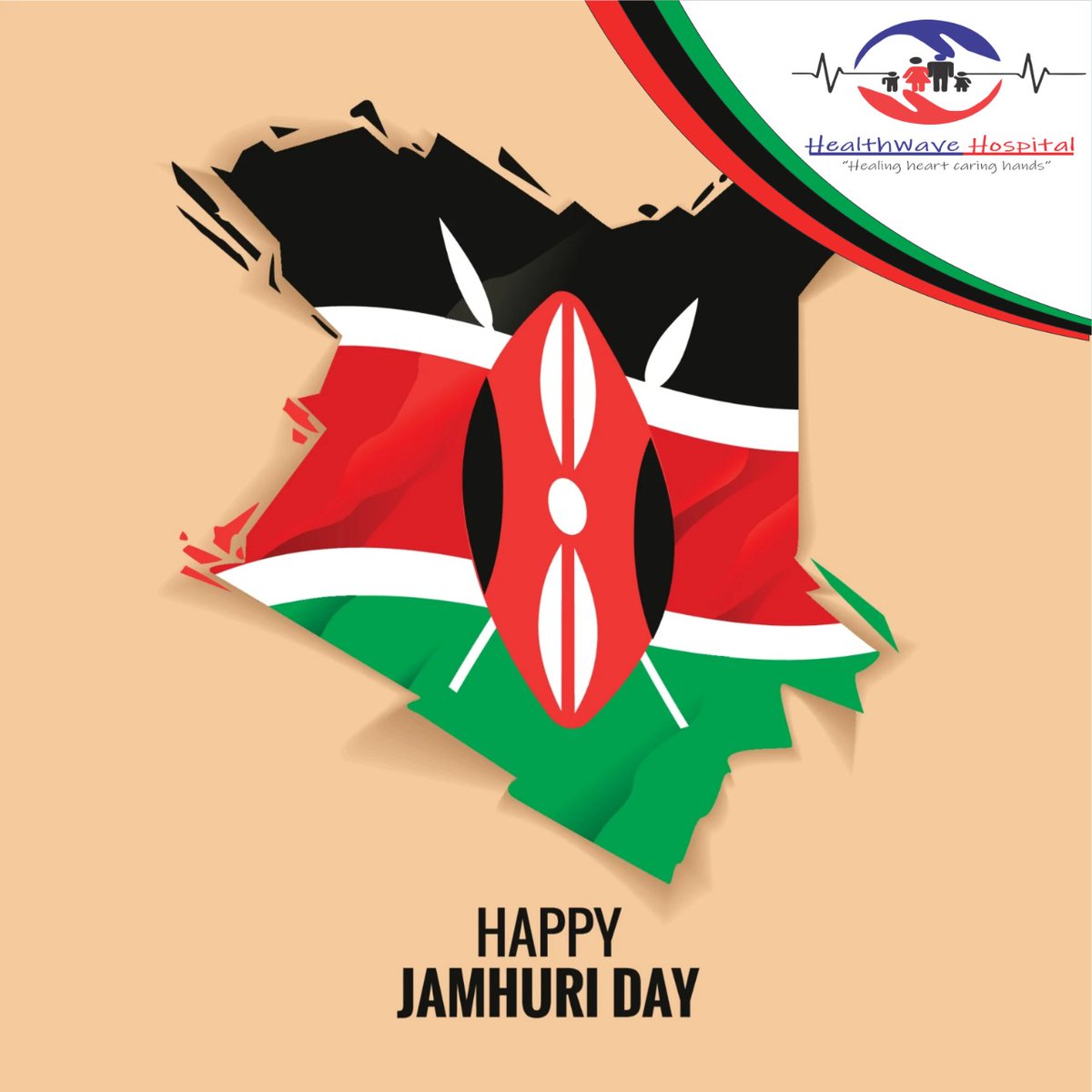 HealthwaveH's tweet photo. Healthwave Hospital celebrates our freedom with all Kenyans as the country turns 58.
#jamuhuri_day https://t.co/iSgOqvrO6r