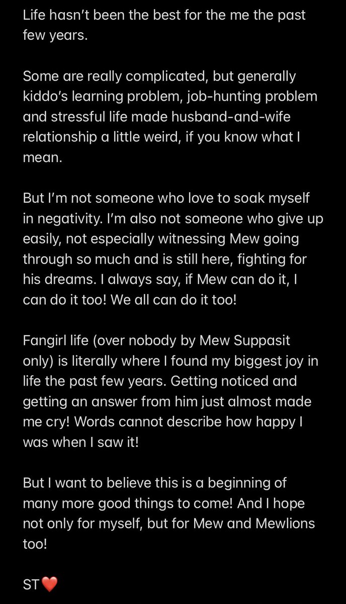StayForMew's tweet photo. Been a lil’ lucky lately. 

Stu and @MSuppasit noticed me &amp; I won a GA too! I’m praying for GDTK and more better things to come! 

But I also hope this is a sign of better things to come not only for myself, but also for Mew and #Mewlions! 

Fighting everyone! ❤️

#MewSuppasit https://t.co/y1Pc8AD6km