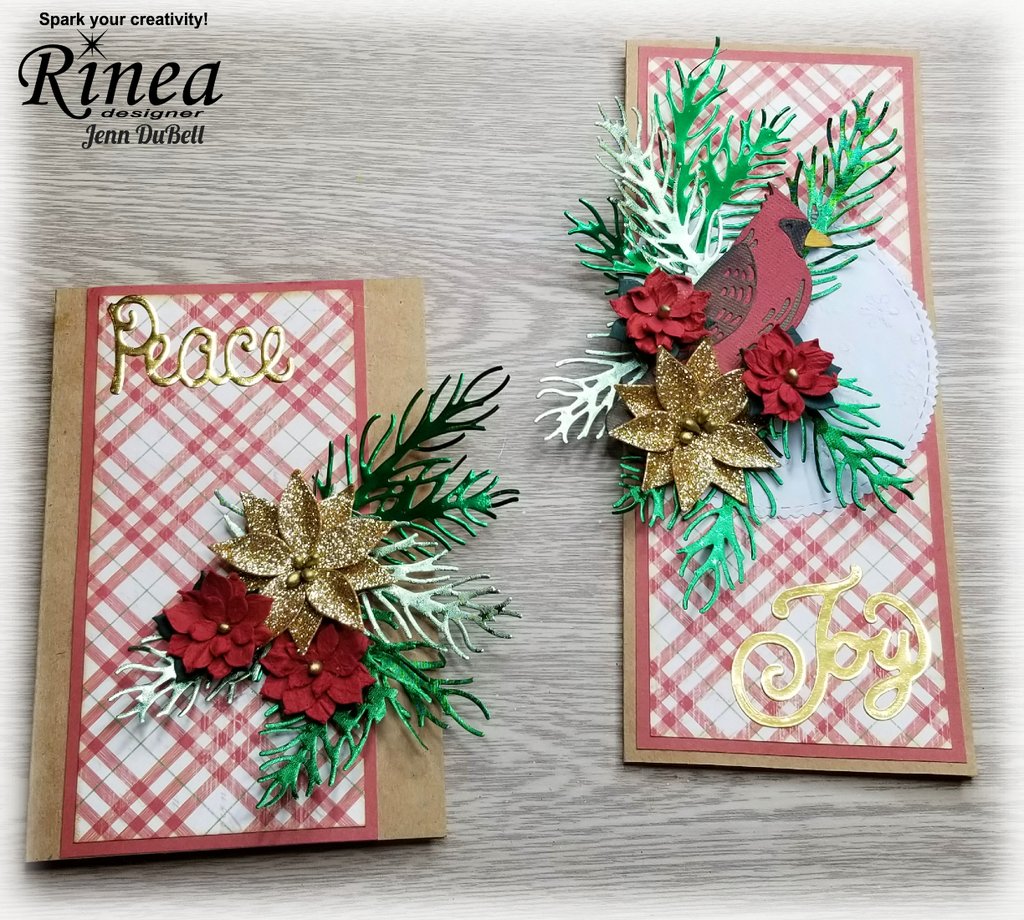 RineaInspires's tweet photo. Create Christmas Cards Using Rinea Foil with Dies https://t.co/5r4LBcILJU https://t.co/6UOI90yvAz