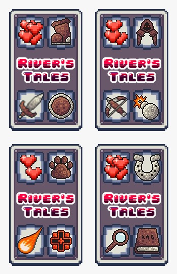 Pine_Games_'s tweet photo. In #RiverTales you will be able to choose if you want to play in 4 different styles, which will change more things besides the gameplay... 

#gamedevelopment #indiedev #gamedev #pixelart #RPGMaker #retrogame #RPGツクール #retrogaming #games #IndieGameDev #indiegames https://t.co/U2dcPpXT4x