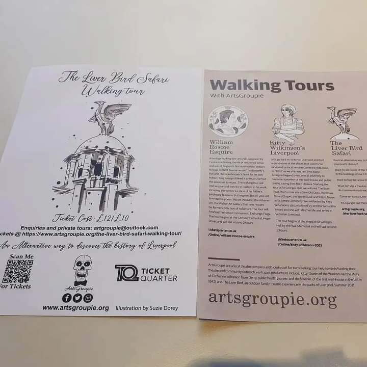 JohnnieMaguire's tweet photo. Just three more walk tours available in 2021, today at 2pm, next Sunday 1030am and 2pm #theliverbird #heritagewalkingtours #doyoureallyknowyourcity #Liverpolitans #Pooloflife @ExploreLpool
@LiverpoolTIC @CultureLPool
https://t.co/qeo5aho5i1 https://t.co/f9g7mV4KMP