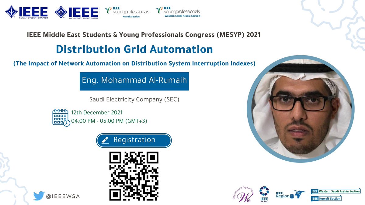 Electric_Engg's tweet photo. الان سنبدأ المحاضرة …

اذا كنت مهتماً بانظمة الاتمتة ومؤشرات اداء #شبكات_التوزيع الكهربائية  
فلا تفوت الفرصة بحضور مشاركة الخبير م.محمد الرميح @MohamadAlrumaih والتي سيتم تنظيمها في مؤتمر @mesyp2021 الافتراضي 

سجل مجاناً:

https://t.co/MQatOgOQIm https://t.co/eKgzeMvS9Q