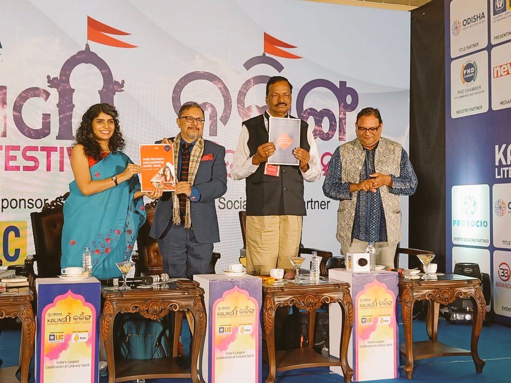dcfrombc's tweet photo. An absolute privilege to release the #India #Literature & #Publishing #Research commissioned by @BritishCouncil @inBritish @LitBritish & prepared by @theartxco at the iconic @kalingalitfest in #Bhubaneswar with a v distinguished panel of writers from #Odisha.
#CreativeEconomy https://t.co/PlXWAKYWbS