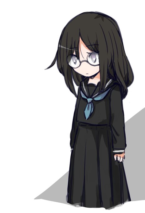 変身前の柊木さん 